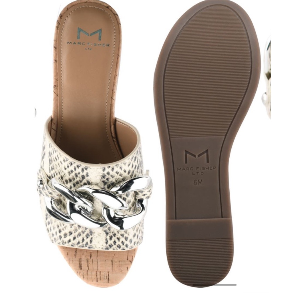 MARC FISHER LTD Vaneda Platform Slide Sandal - Picture 6 of 12